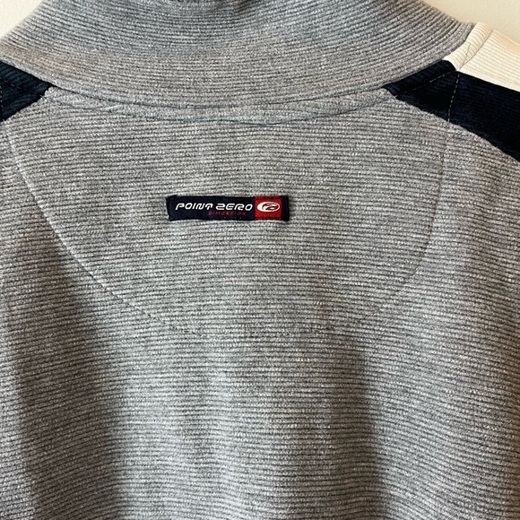 Point Zero Y2K 1/4 zip cotton blend sweater men’s medium - Picture 9 of 9